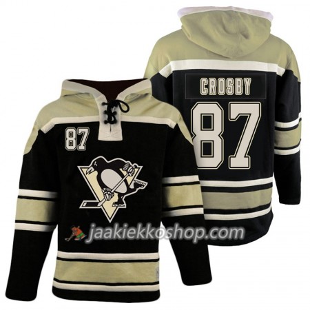 Miehille NHL Pittsburgh Penguins Sidney Crosby 87 Musta Sawyer Hooded Sweatshirt